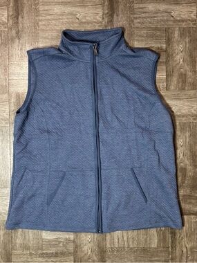 Women’s Karen Scott Sport Full Zip Fleece Vest Size Large